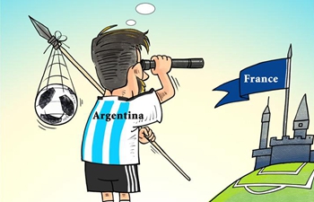 Comics World Cup: Messi's tough battle ahead