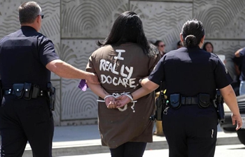 17 people arrested for protesting immigration policy in LA