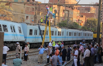 Metro train derailed in Cairo with no injuries