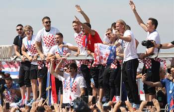 Croatian national football team back to Zagreb