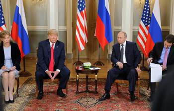 Trump, Putin start first bilateral meeting in Helsinki