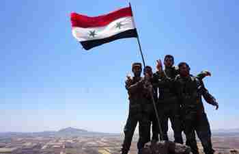 Syrian soldiers seen in newly-captured town of Al-Mal