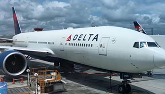 Delta Air Lines' Inaugural Flight from Atlanta to Shanghai takes off amid trade disputes
