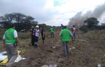 Aeromexico plane crashes soon after taking off near airport in nothern Mexico