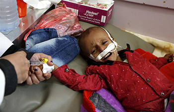 Malnourished children get treatment at hospital in Yemen