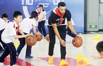 NBA player Stephen Curry starts China Tour