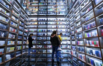 Karst landform inspires design of bookstore in China's Guizhou