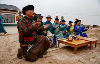 In pics: Ordos traditional wedding ceremony in China's Inner Mongolia