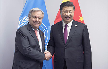 Xi highlights multilateralism at meeting with UN chief