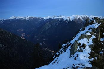 View of Pyrenees Mountain in Andorra