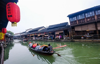 In pics: Anchang ancient town in Shaoxing, E China's Zhejiang