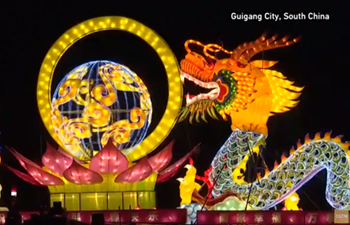 Lanterns light up cities across China for upcoming Spring Festival