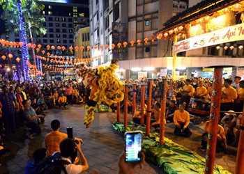 Chinese New Year Carnival held in Kota Kinabalu, Malaysia