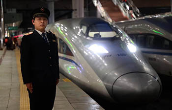 Daily life of bullet train conductor during Spring Festival travel rush