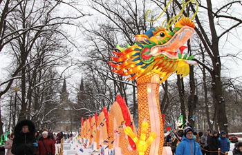 "Happy Chinese New Year" celebration held in Tallinn, Estonia