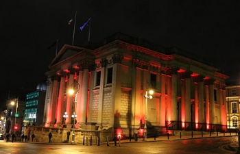 Landmark buildings in Dublin lit up to mark Chinese New Year