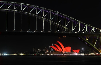 Sydney Opera House turns red for Lunar New Year
