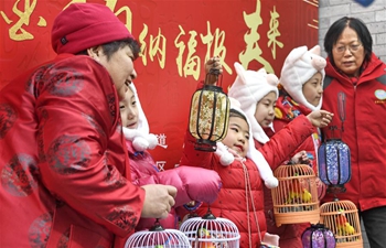 Spring Festival-themed activities held in Dongsi community in Beijing