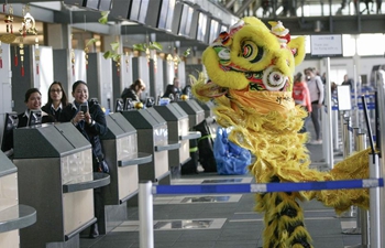Spring Festival celebration held in Vancouver International Airport, Canada