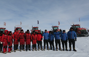 Chinese researchers send New Year greetings from Antarctica