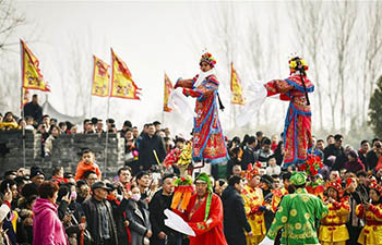Temple fairs held across China during Spring Festival holiday