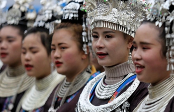 People of Dong ethnic group celebrate Spring Festival in China's Guizhou