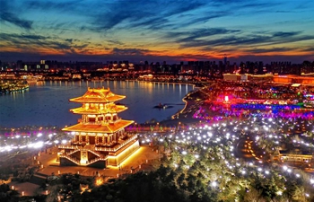 Lantern fair held to celebrate Lantern Festival in Tangshan, N China