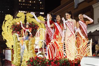 Parade celebrating Chinese Spring Festival held in San Francisco