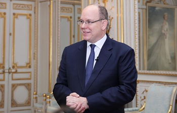 Interview: Prince Albert II says confident in more harmonious development of Monaco-China ties