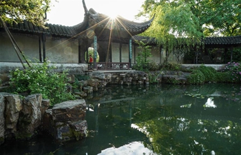 Scenery of gardens in Suzhou, E China's Jiangsu