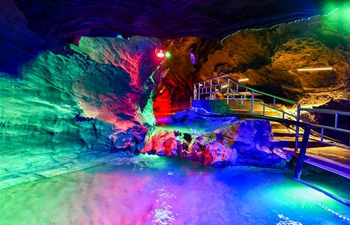 In pics: landscape inside Xueyu Cave in China's Chongqing