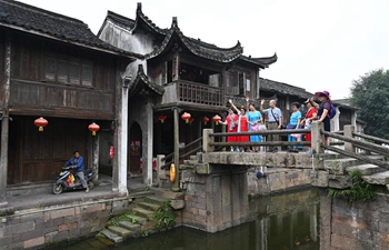 Daily life in Xinshi ancient town in E China's Zhejiang