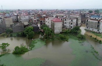 Flood rescue and relief work carried out in China's Jiangxi