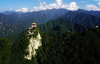Scenery of South Wutai Mountain in NW China's Shaanxi