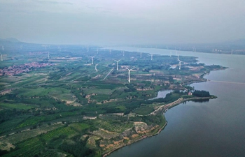 Scenery of Guanting Reservoir National Wetland Park in Hebei