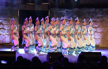 Chinese artists perform during 55th Carthage Int'l Festival in Tunisia