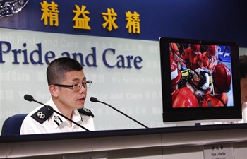 Hong Kong police arrest 5 people involved in unlawful assembly at airport