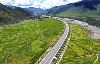Scenery along highway linking Lhasa, Nyingchi