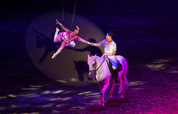 Horse dance show "Eternal Horse Ode" staged in Hohhot