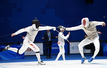 In pics: men's individual foil match of 7th CISM Military World Games