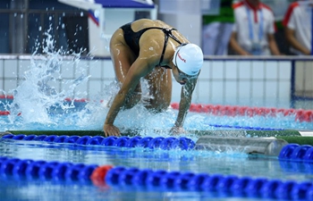 In pics: women's individual obstacle swimming at Military World Games
