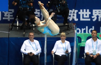 7th CISM Military World Games: women's 1m springboard final of diving