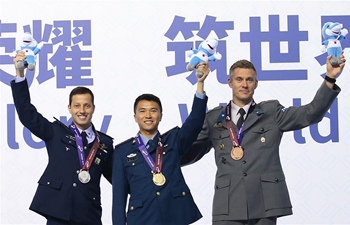 7th CISM Military World Games: awarding ceremony of aeronautical pentathlon