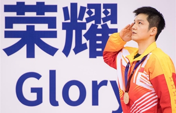 Fan Zhendong claims title of men's table tennis singles at Military World Games