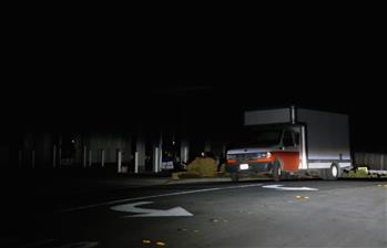 Residential area during blackout in San Francisco Bay Area, California