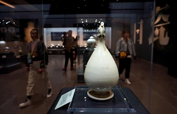 Tang Dynasty porcelain on display in Xi'an, NW China