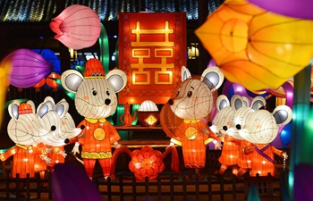 In pics: colorful lanterns displayed in east China's Jiangsu