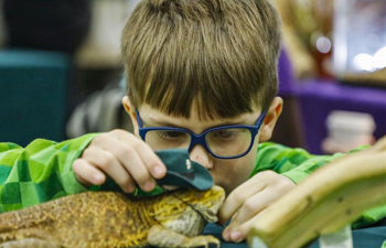 Reptile Rampage event held in Lake Forest, Illinois