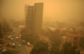 Heavy dust storm shrouds Khartoum, Sudan