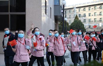 147 medics from Gansu return home